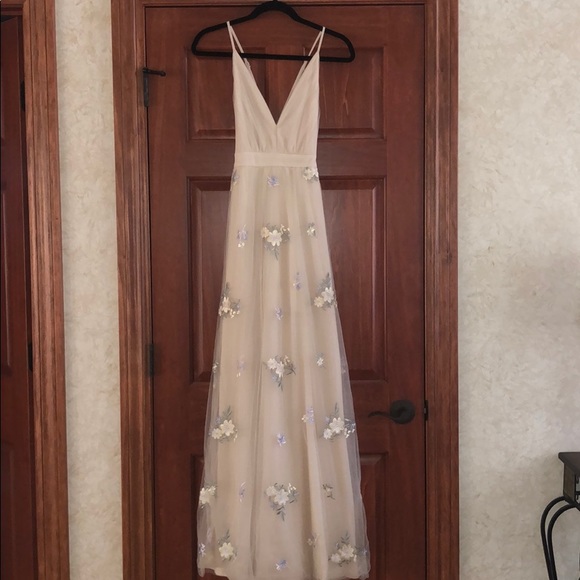 Lulus Lorenzo embroidered maxi dress - Picture 3 of 7